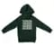 Yachacha Yachacha, Gachacha Gachacha Unisex Youth Hoodie in Forest Green Color